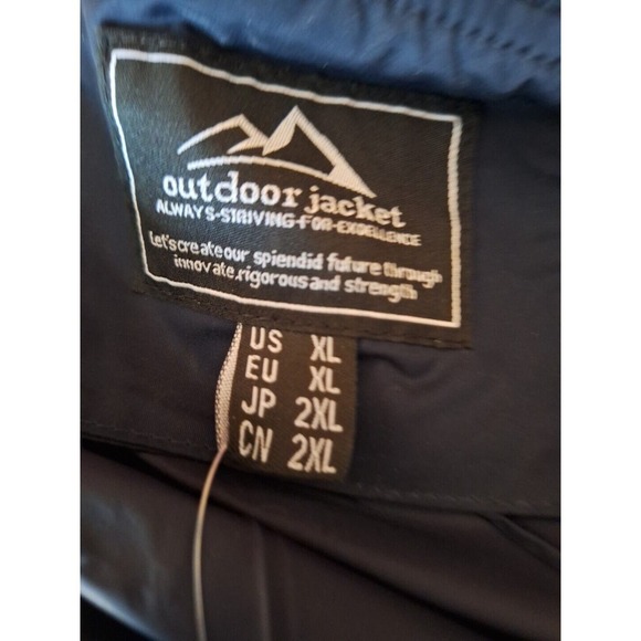 MagcoMsen Navy Blue Outdoor Jacket Lightweight Utility Bomber Jacket Men Size XL - Picture 10 of 10